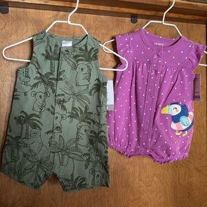 Summer Rompers Boy and Girl